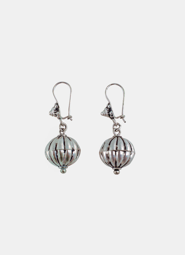 Brass with Silver Plated Earring
