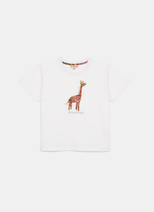 Kid’s Tee Single Animal – Giraffe Hokokai Merak