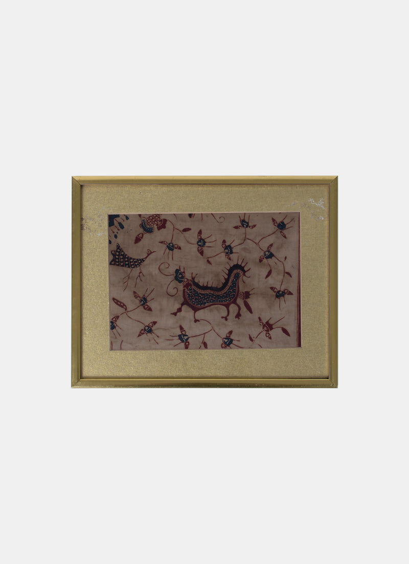 Old Batik Frame Decoration