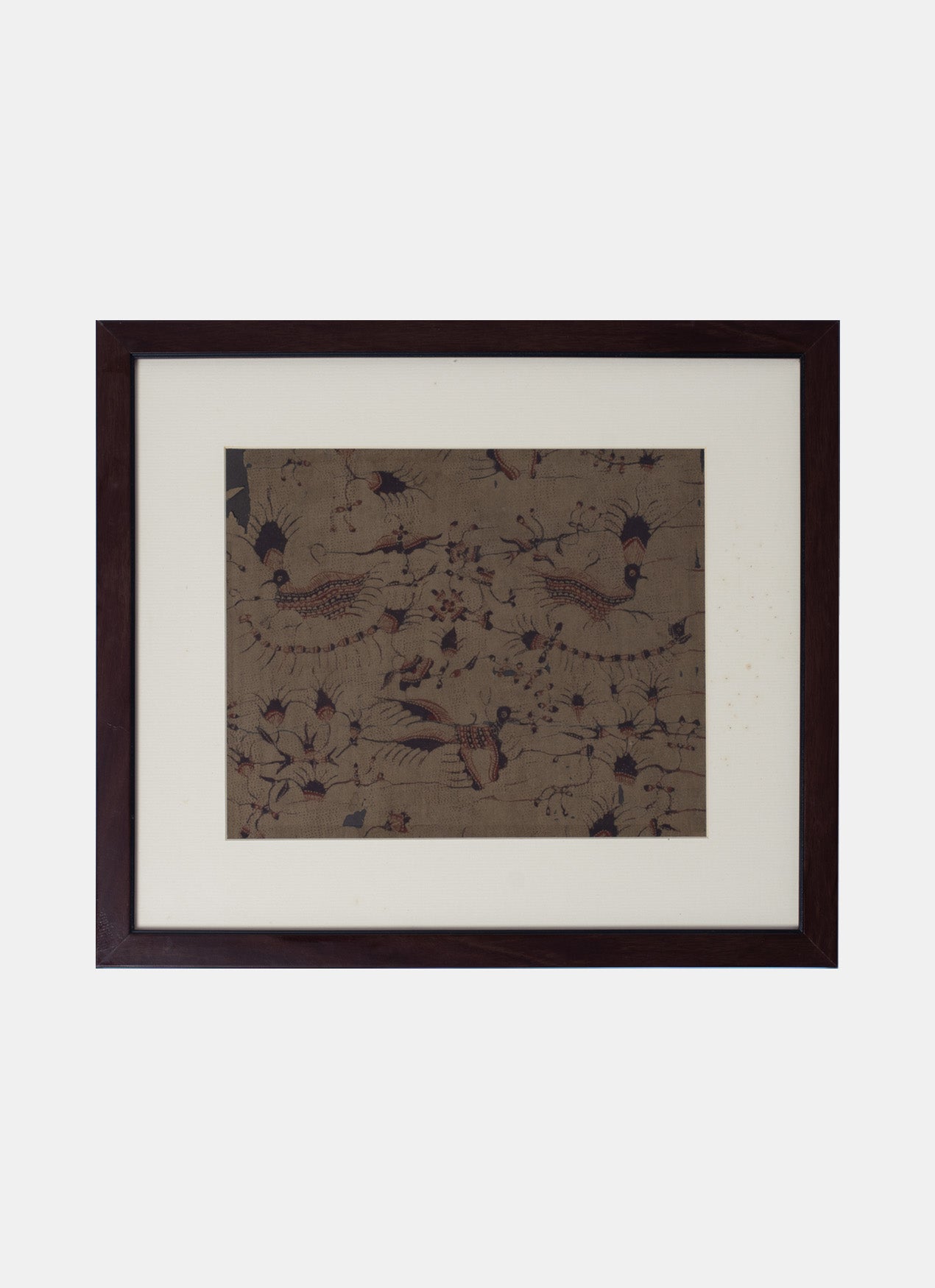 Old Batik Frame Decoration – Pithecanthropus Bali