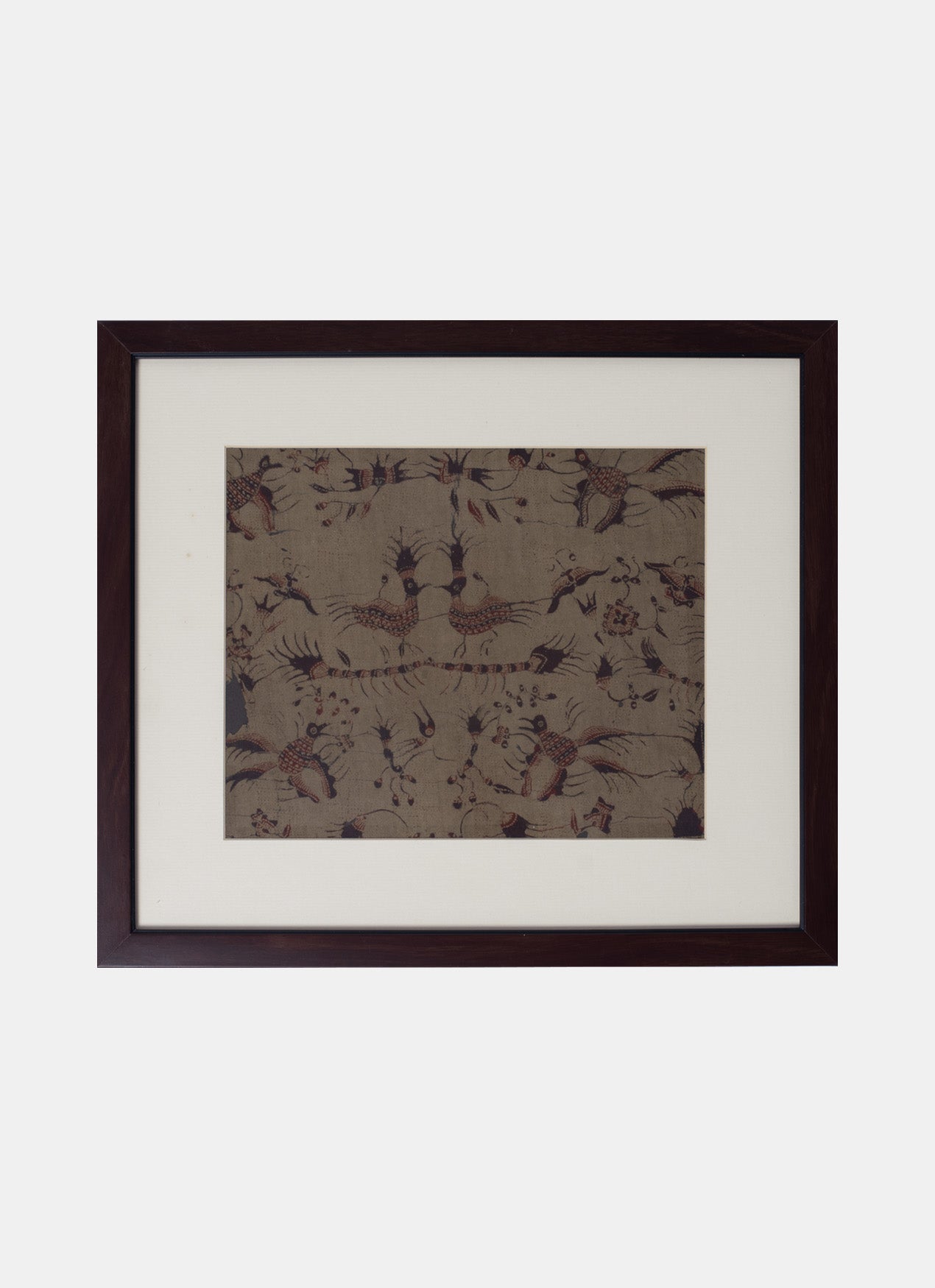 Old Batik Frame Decoration – Pithecanthropus Bali