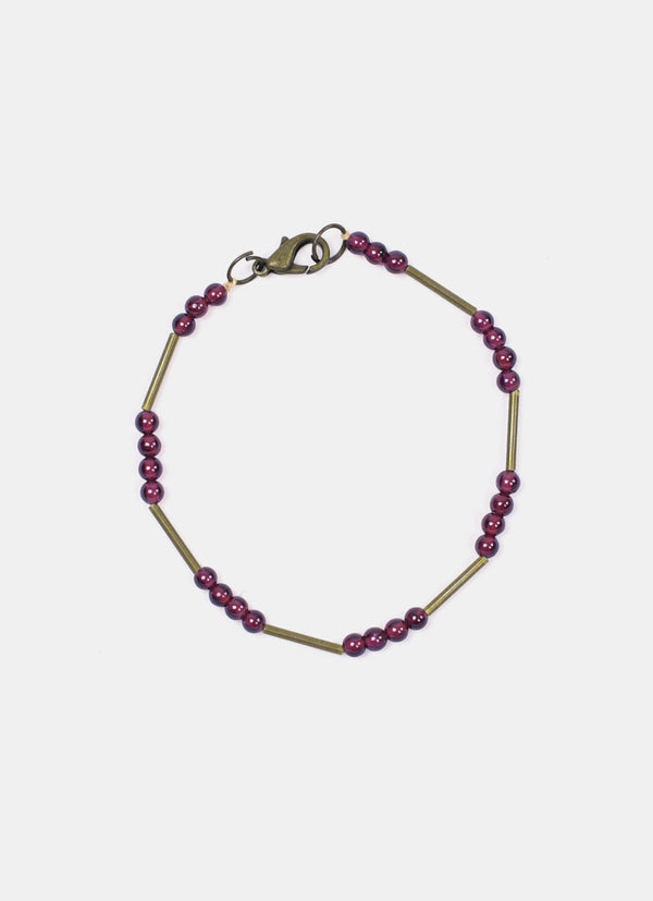 Stone With Metal Bracelet