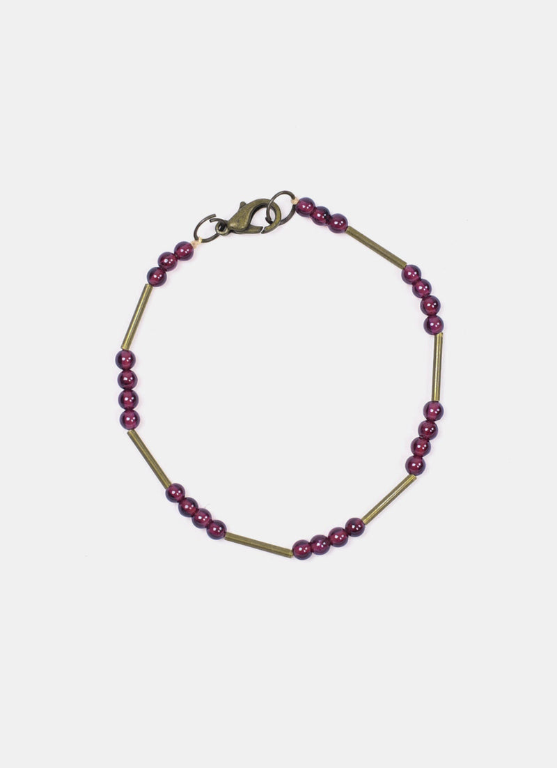 Stone With Metal Bracelet