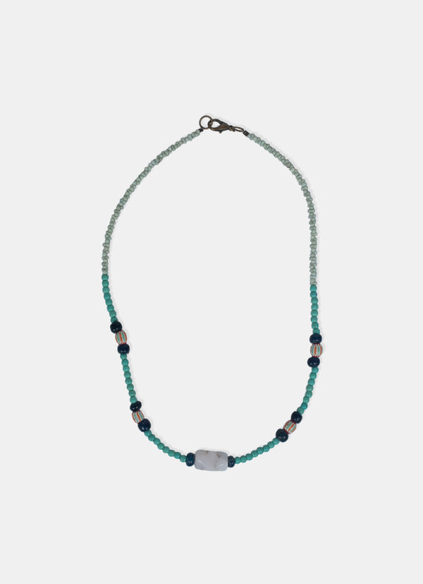 Beads Necklace - Agate Phiros Hijau