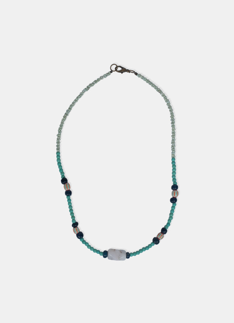 Beads Necklace - Agate Phiros Hijau