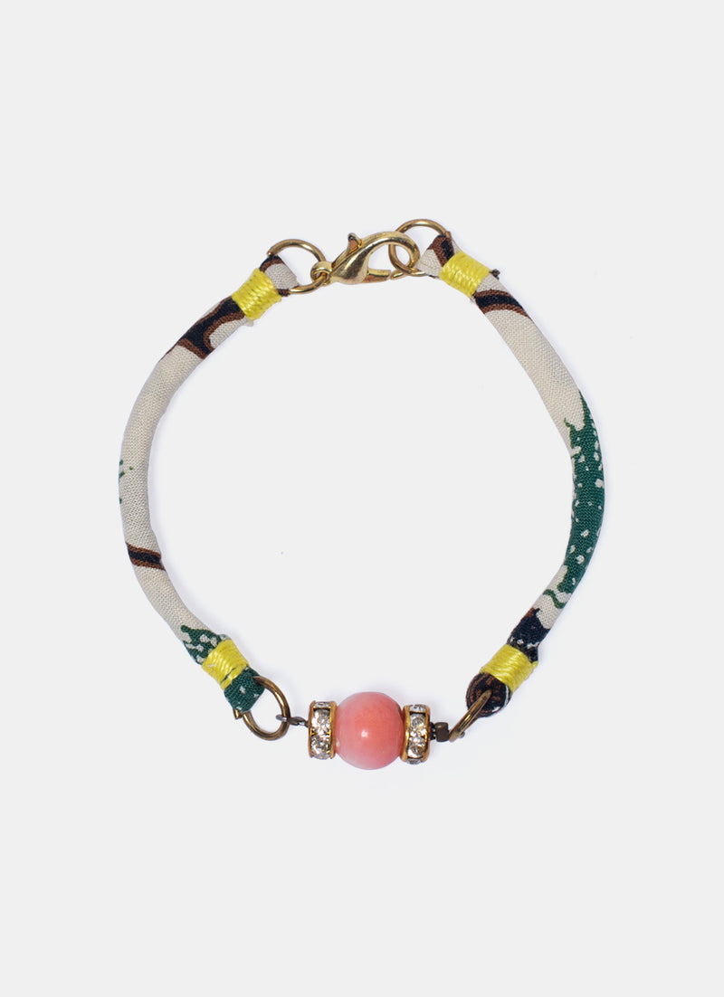 Stone W/Metal Bracelet