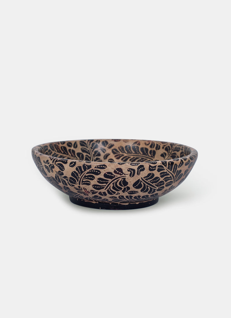 Wooden Batik HouseHold - Bowl Round Double 17