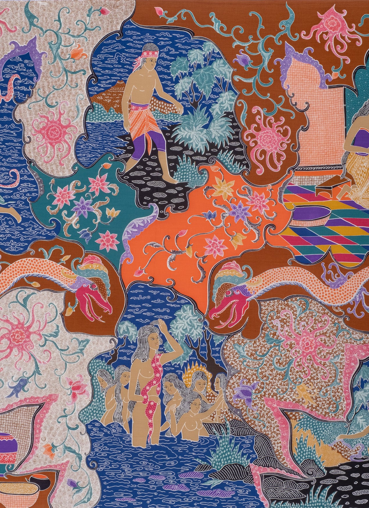 Jaka Tarub - Kain Panjang Motif Batik Pithe