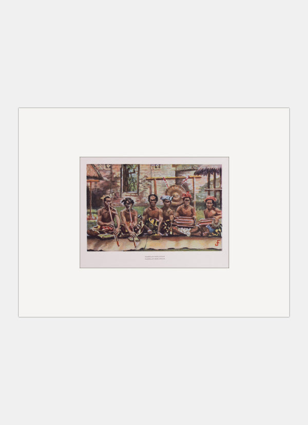 Repro Chromolithograph - Gamelan - Soelingan