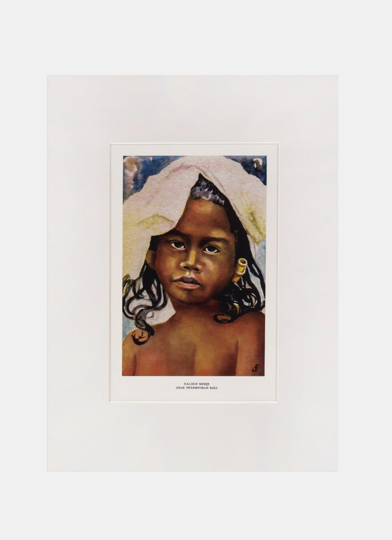 Repro Chromolithograph - Anak Perempoean Bali