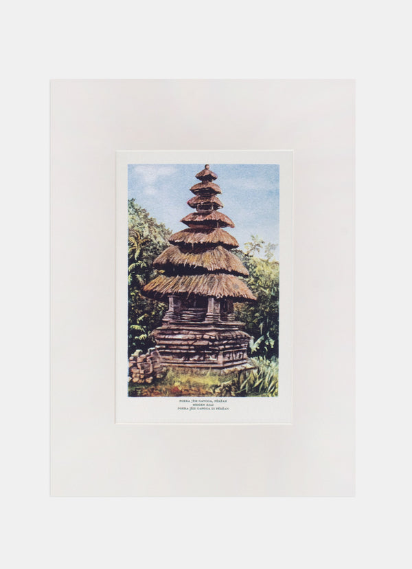 Repro Chromolithograph - Poera Jeh Gangga Di Perean