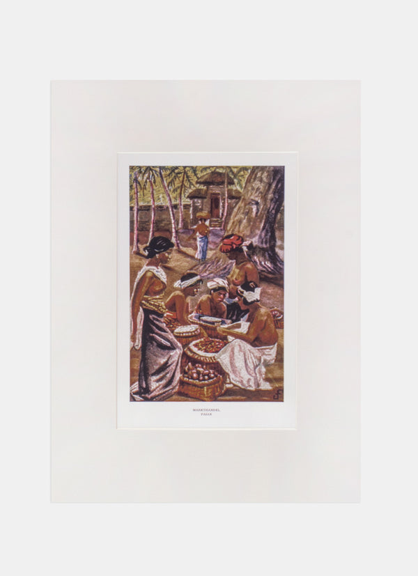 Repro Chromolithograph - Pasar