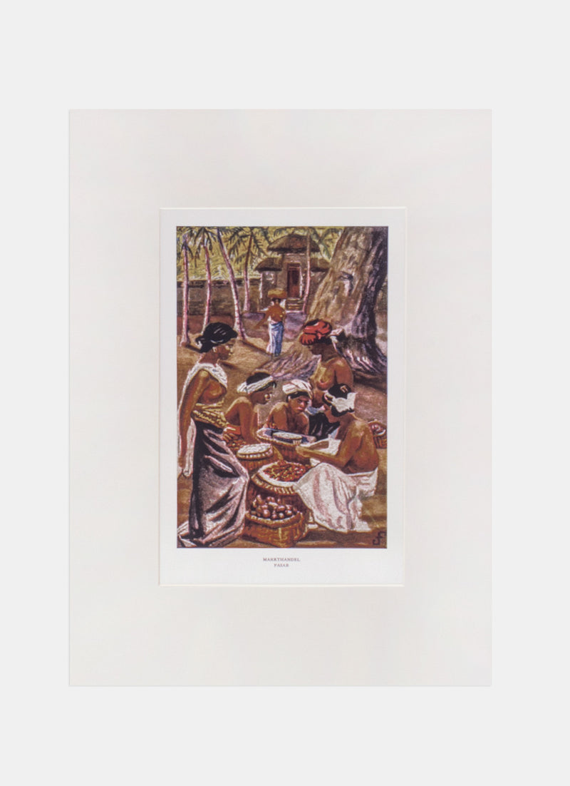 Repro Chromolithograph - Pasar