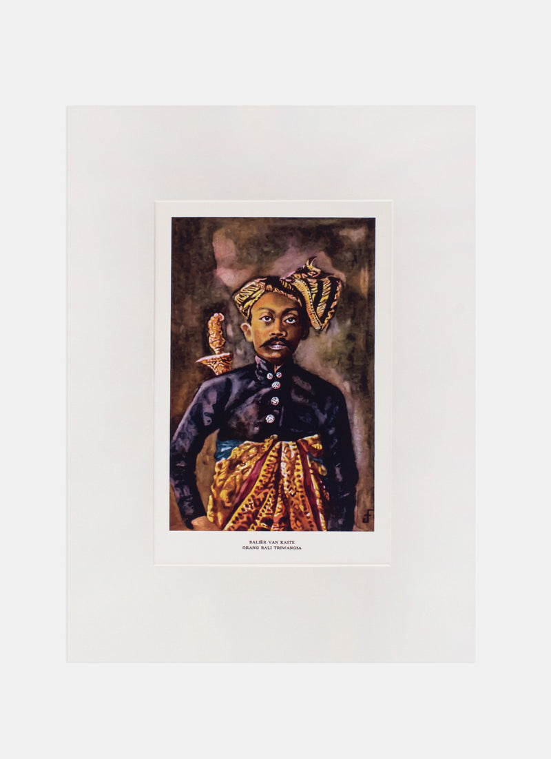 Repro Chromolithograph - Orang Bali Triwangsa