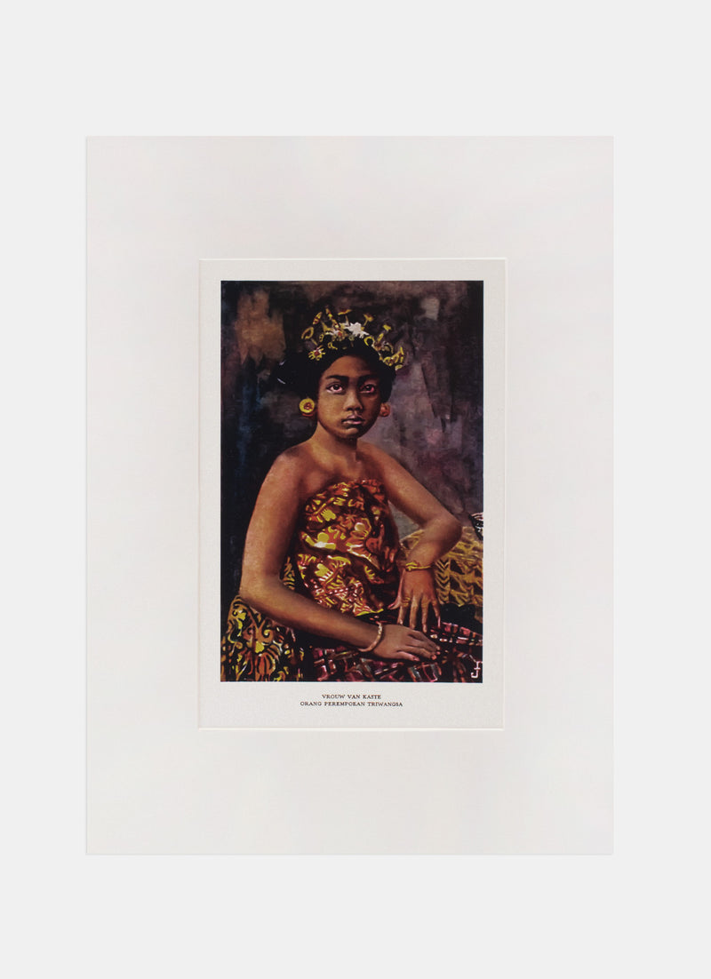 Repro Chromolithograph - Orang Perempoean Triwangsa