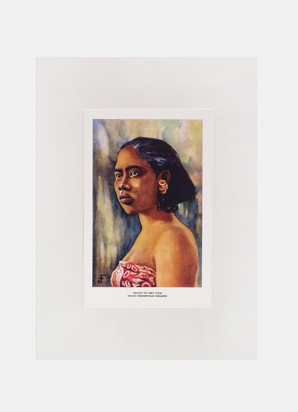 Repro Chromolithograph - Orang Perempoean Kesamen