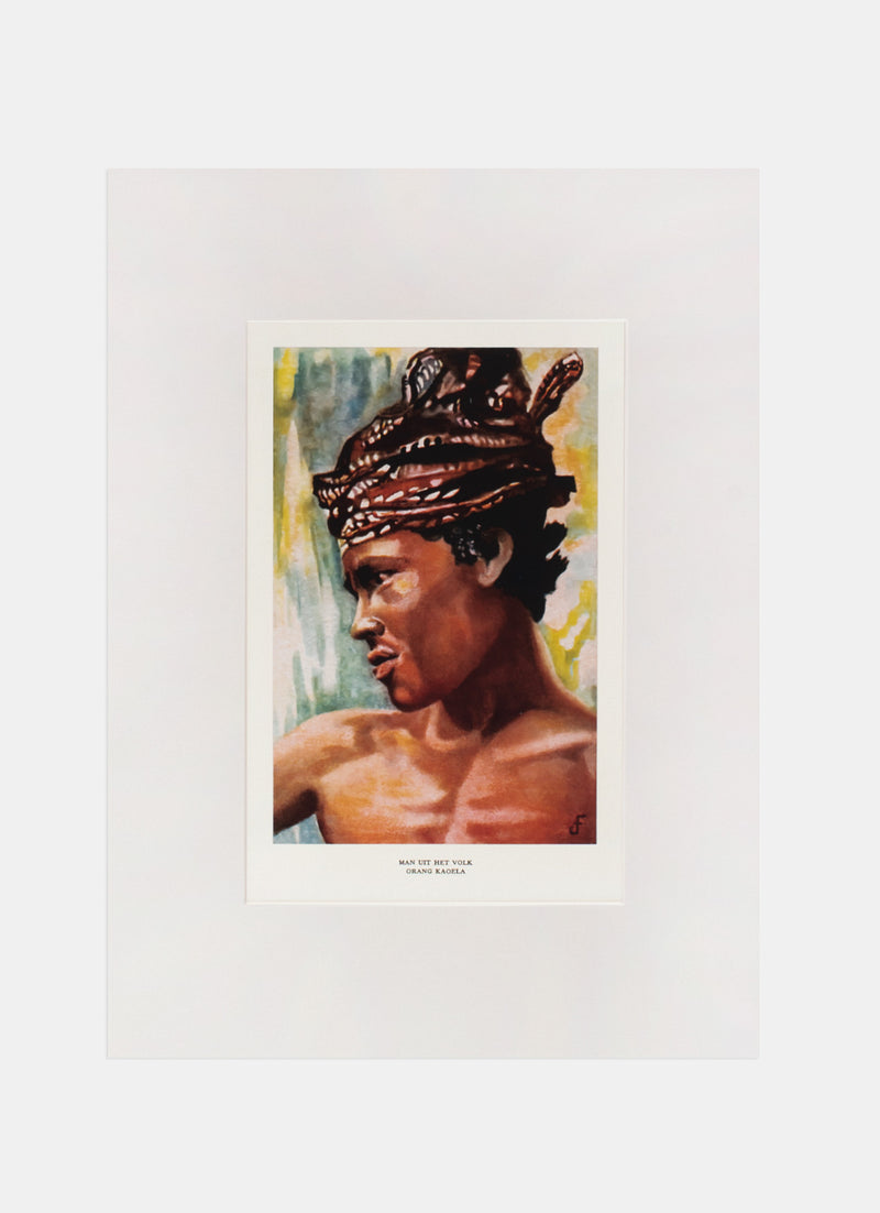 Repro Chromolithograph - Orang Kaoela