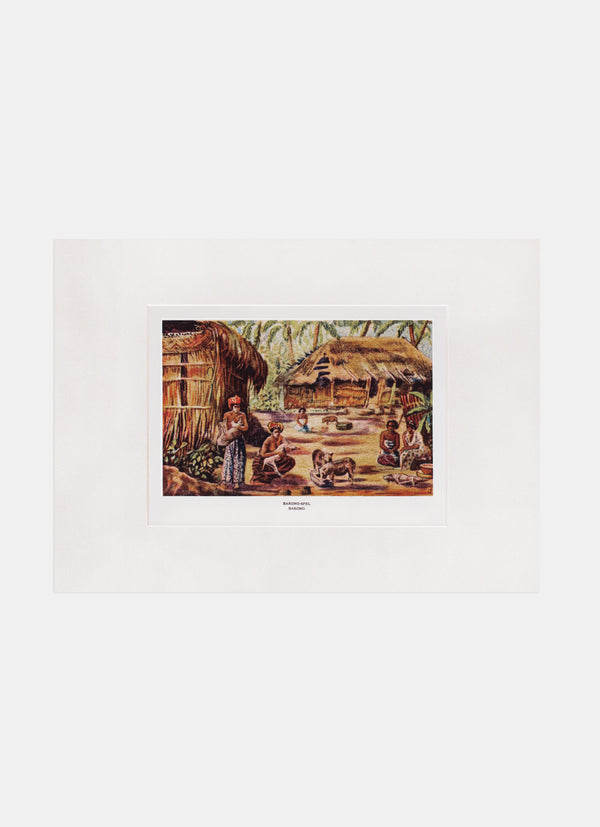 Repro Chromolithograph - Pelihara Babi