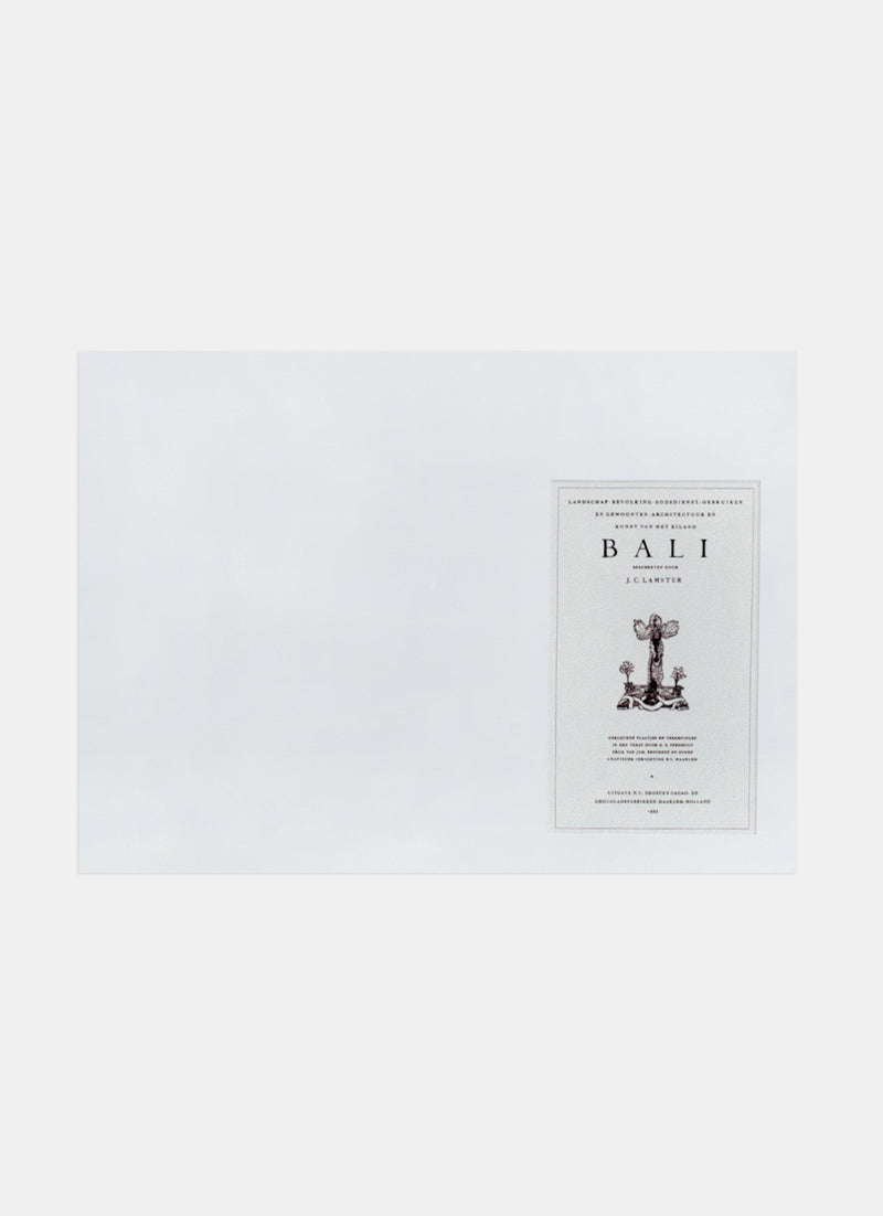 Repro Chromolithograph - Barong