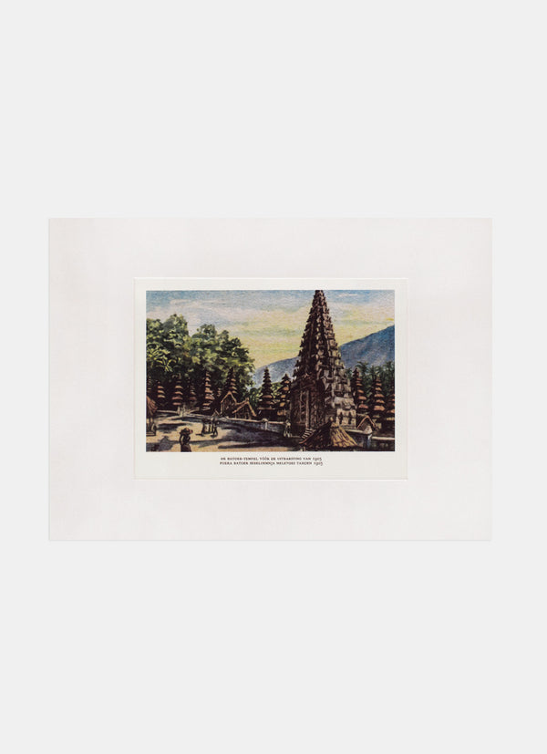 Repro Chromolithograph - Poera Batoer Sebeloemnja Meletoes Tahoen 1905
