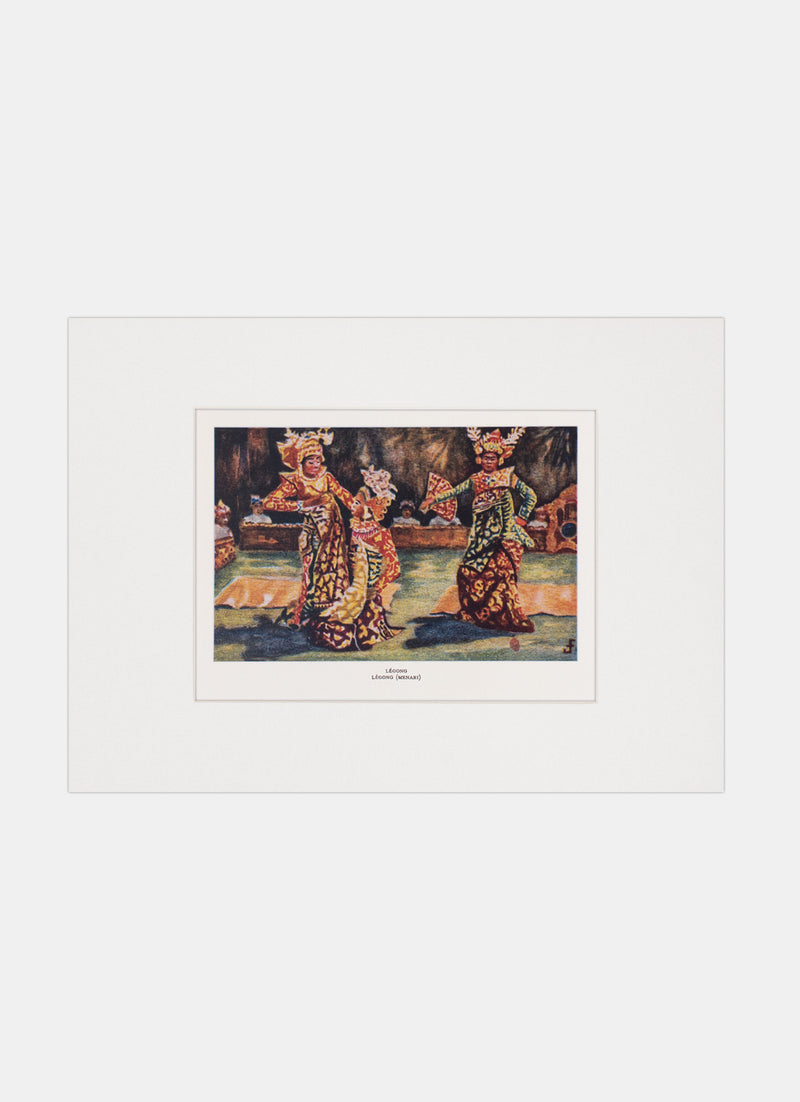 Repro Chromolithograph - Legong (Menari)