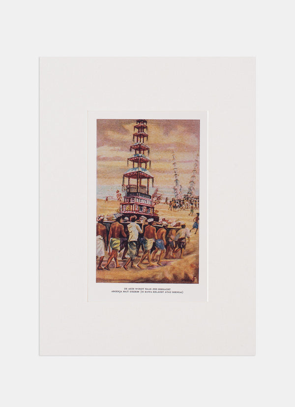 Repro Chromolithograph - Aboenja Mait Dikirim (Di Bawa Kelaoet Atau Soengai)