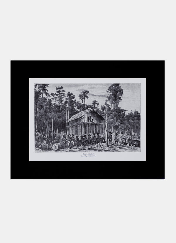 Repro Engraving -  Huis te Aiambori