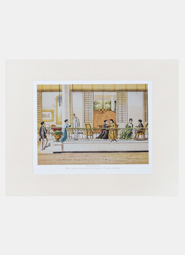 Repro Lithograph - Namiddagbezoek