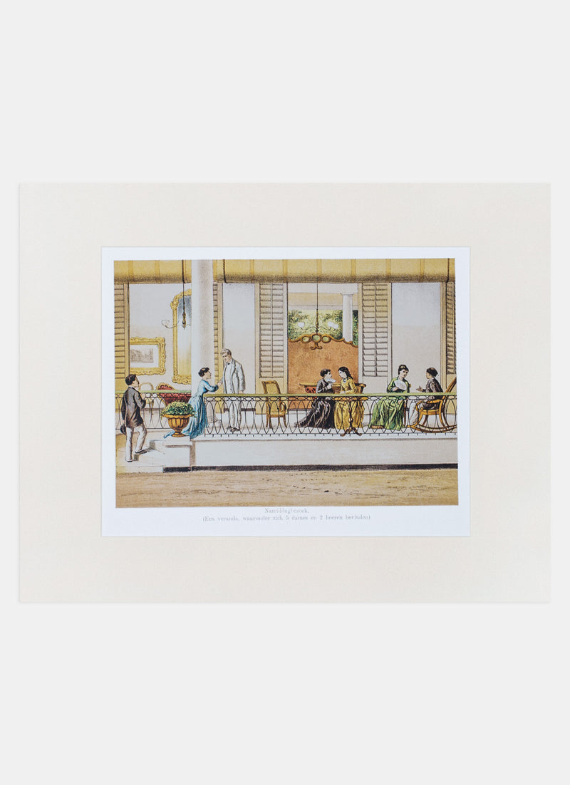 Repro Lithograph - Namiddagbezoek
