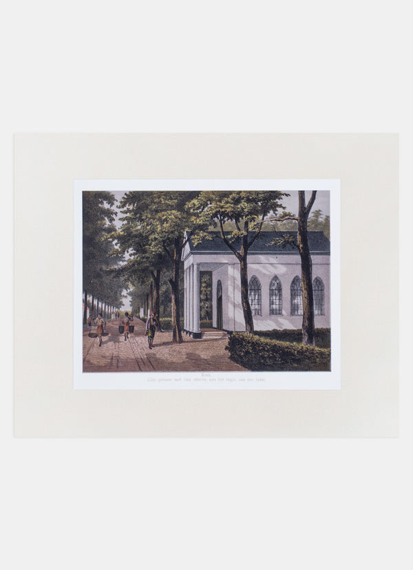 Repro Lithograph - Kerk
