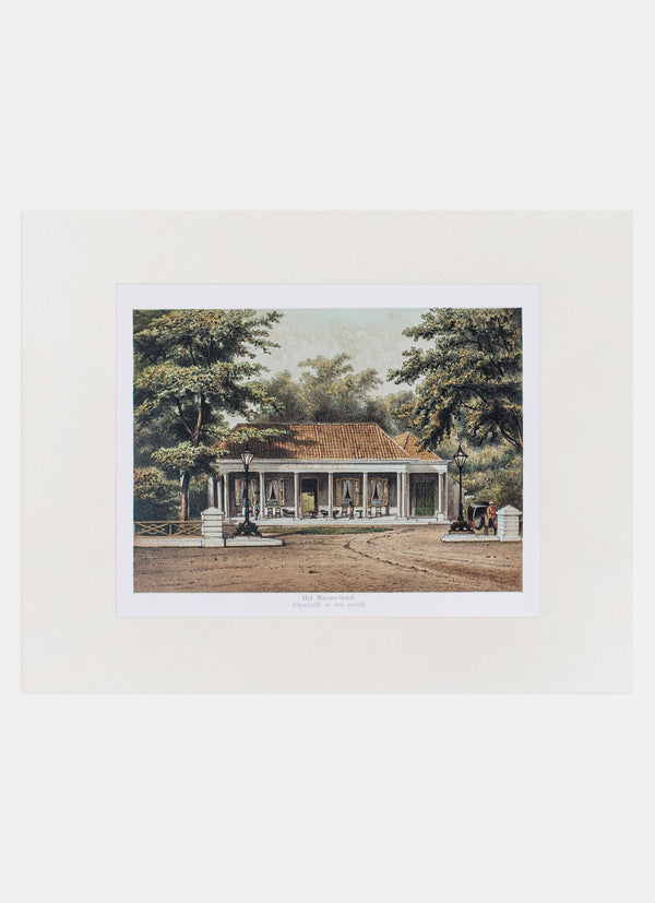 Repro Lithograph - Het Marine-hotel