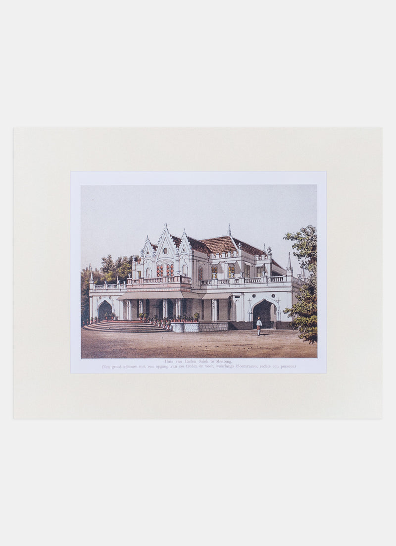 Repro Lithograph - Huis van Raden Saleh te Menteng