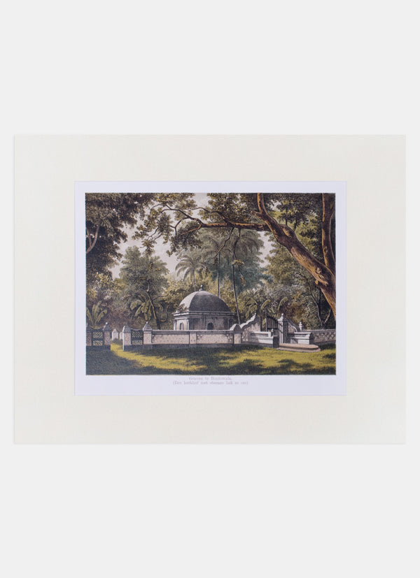 Repro Lithograph - Graven te Bontowala