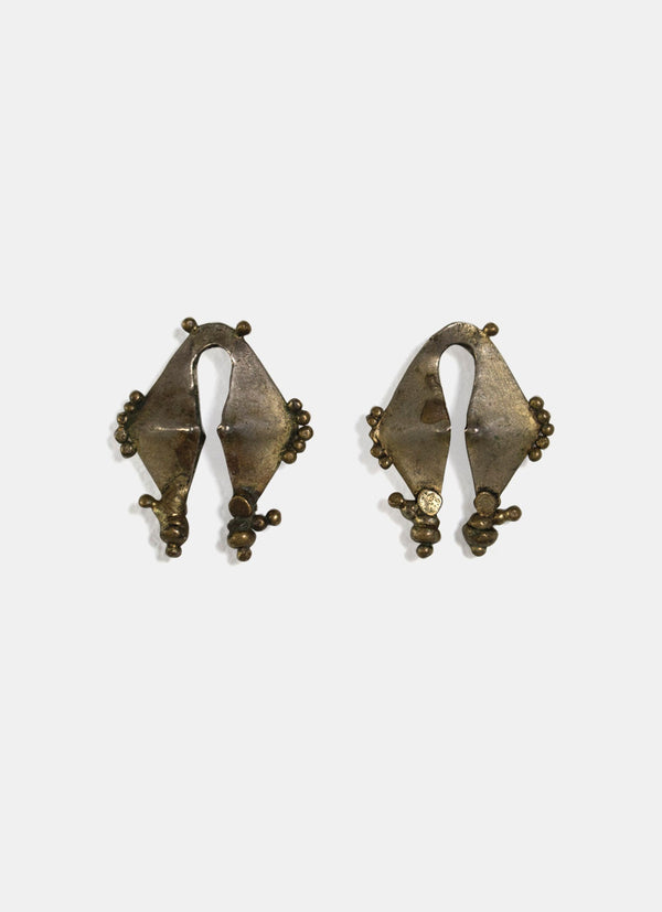Brass Earring From Flores