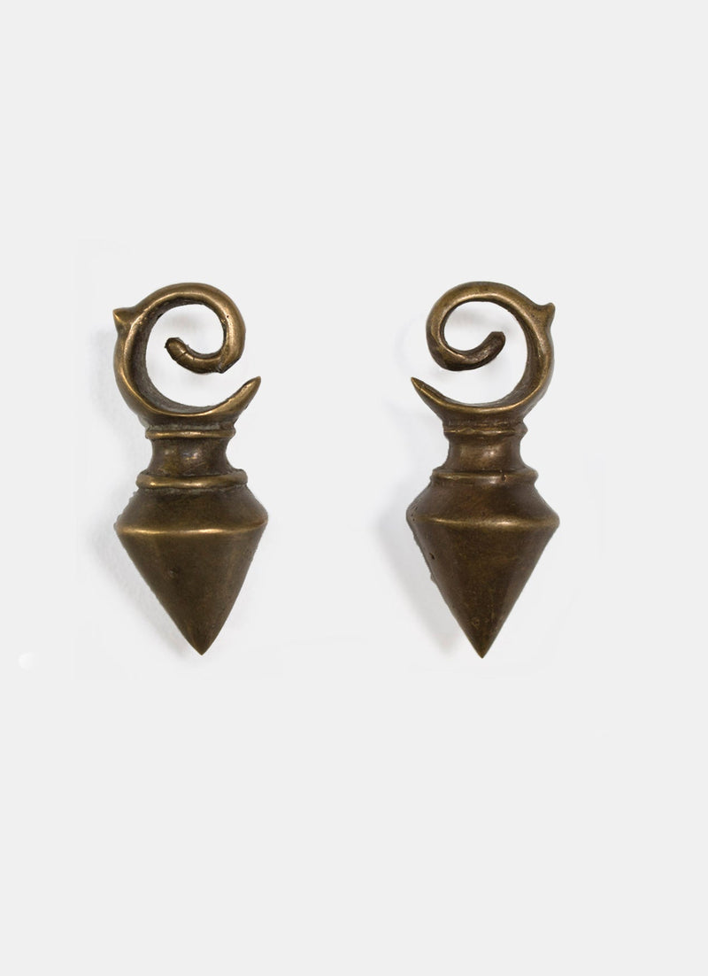 Brass Earring From Kalimantan