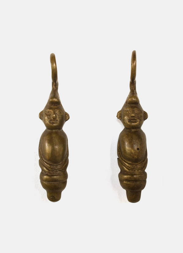Brass Earring From Timor