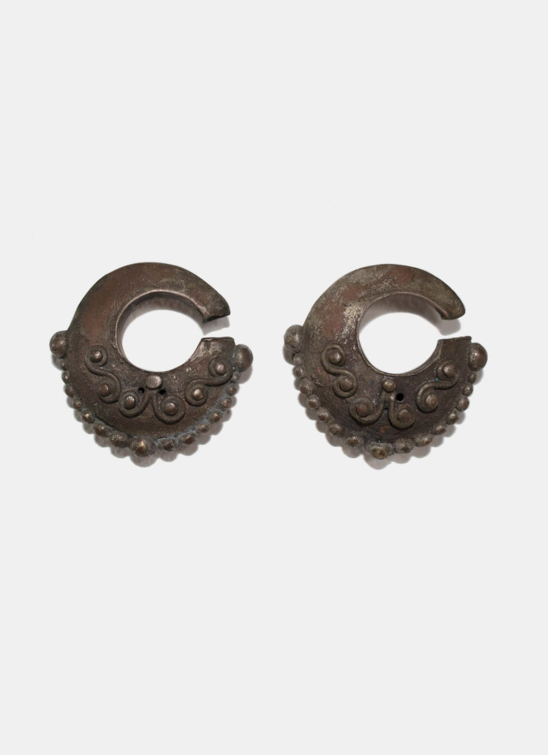 Antique Copper Earring From Timor