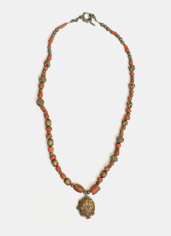 Antique Coral Necklace