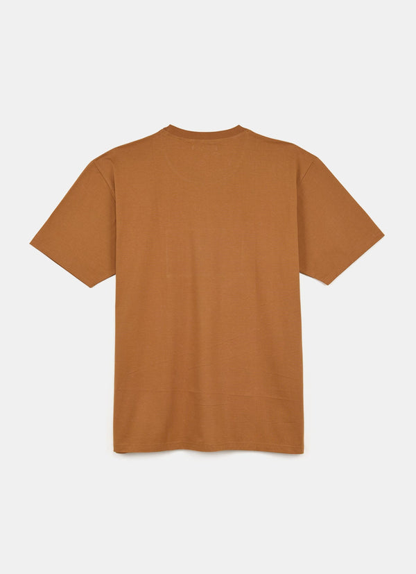 Adult-Tee S/S R/N Embroi Ikat