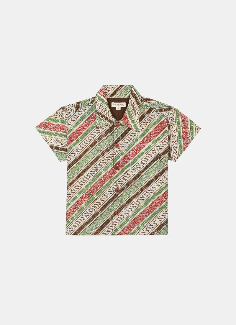 Basic Pithe Kids Shirt - Lereng Warna Warni