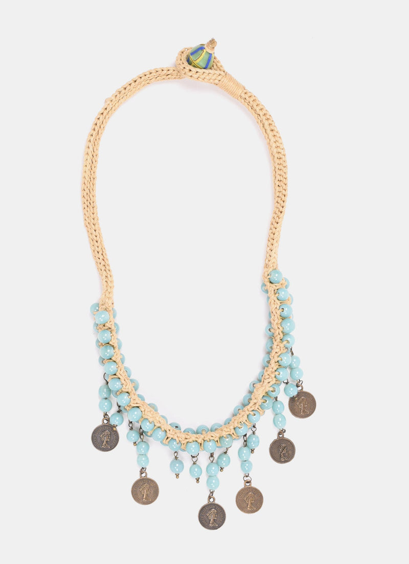 Bead Knit Necklace