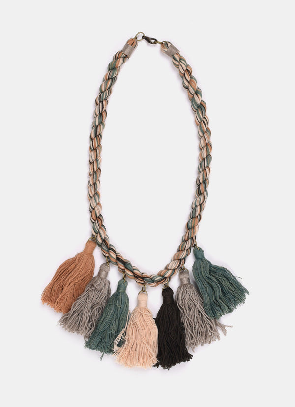 Cotton String Necklace