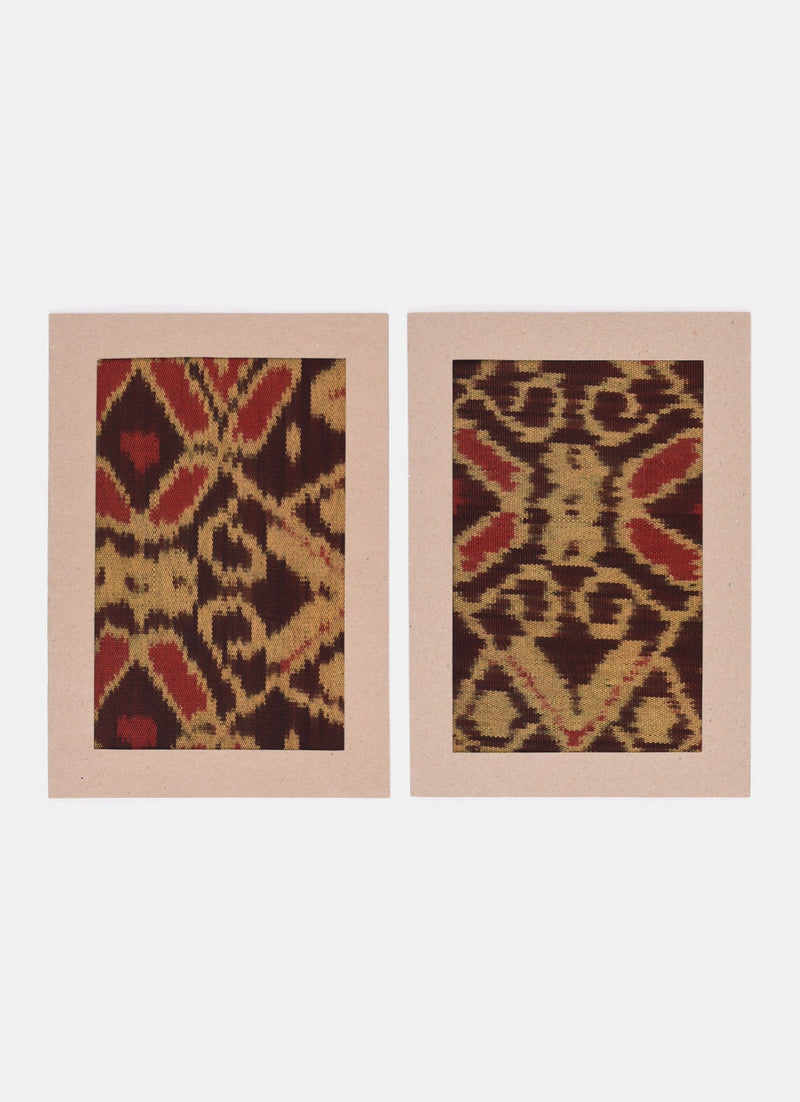 Large fabric Swatches – Ikat Jepara Set Of 2pc