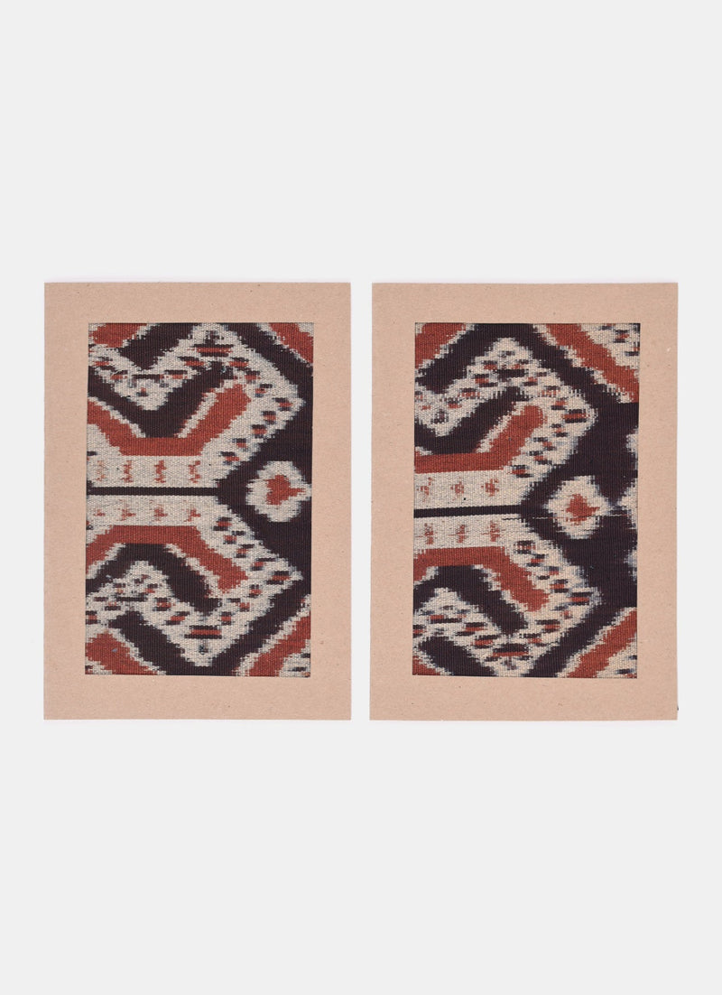 Large Fabric Swatches – Ikat Jepara Set Of 2pc