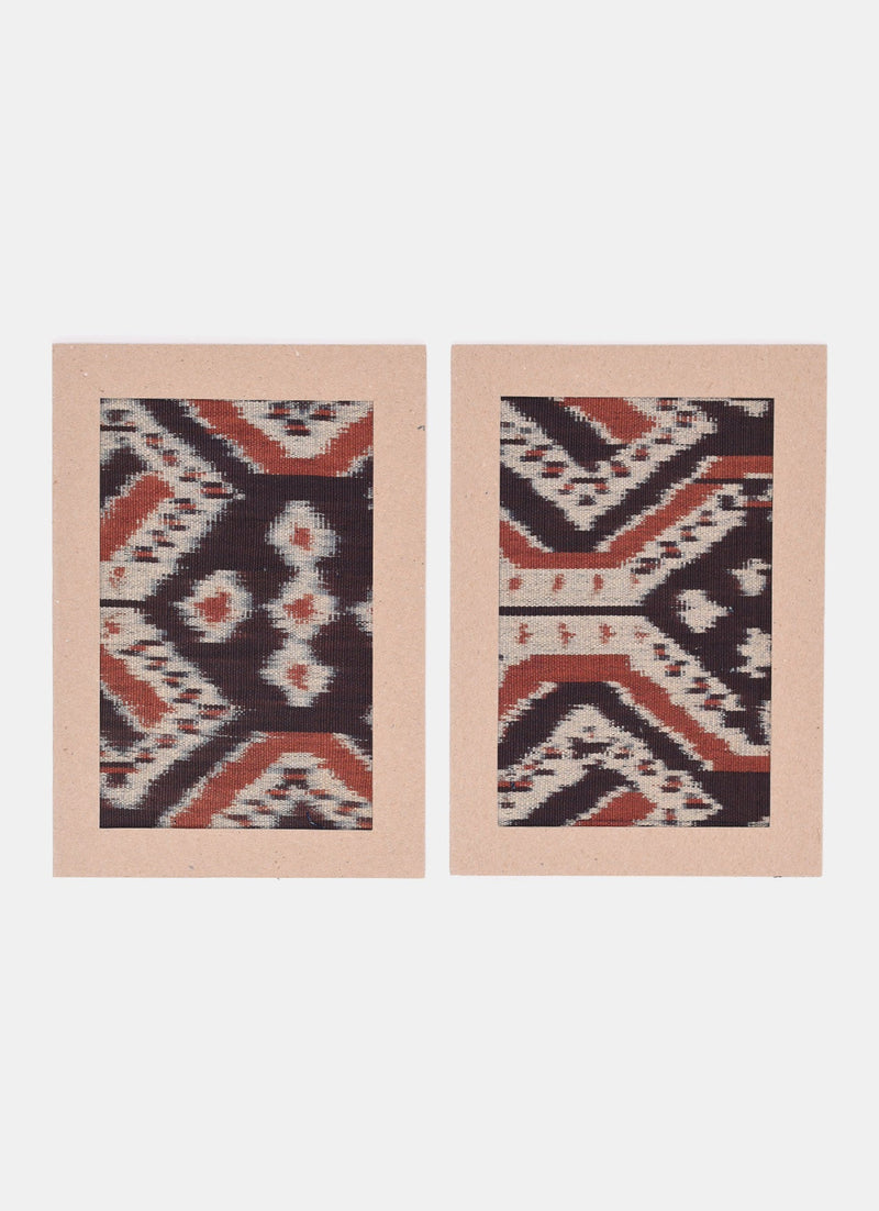 Large Fabric Swatches – Ikat Jepara Set Of 2pc