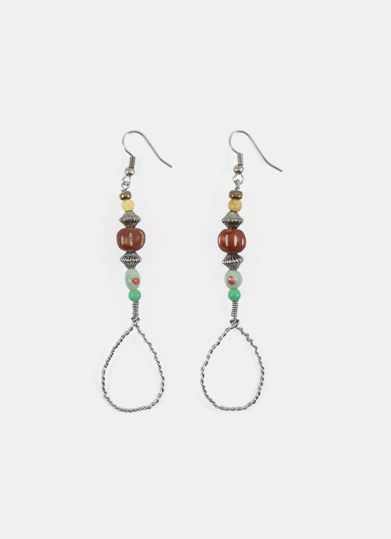 Stone with Nickel Earring