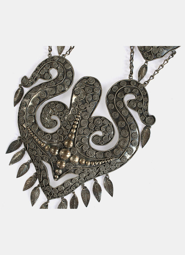 Traditional Silver Necklace From Sumatra