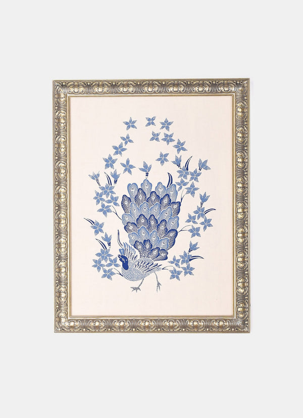 Frame – Merak Biru Putih Tabur Bunga 06