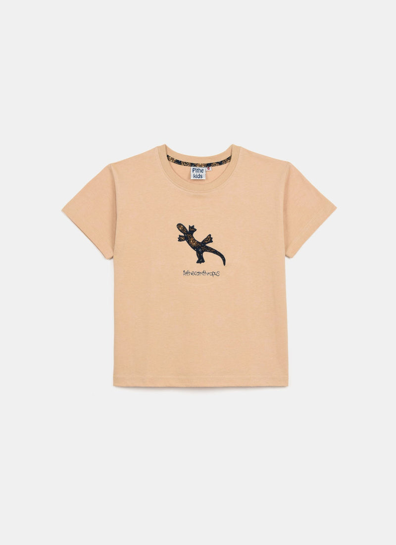 Kid's Tee Single Animal – Gecko Jambi Bunga Kecil