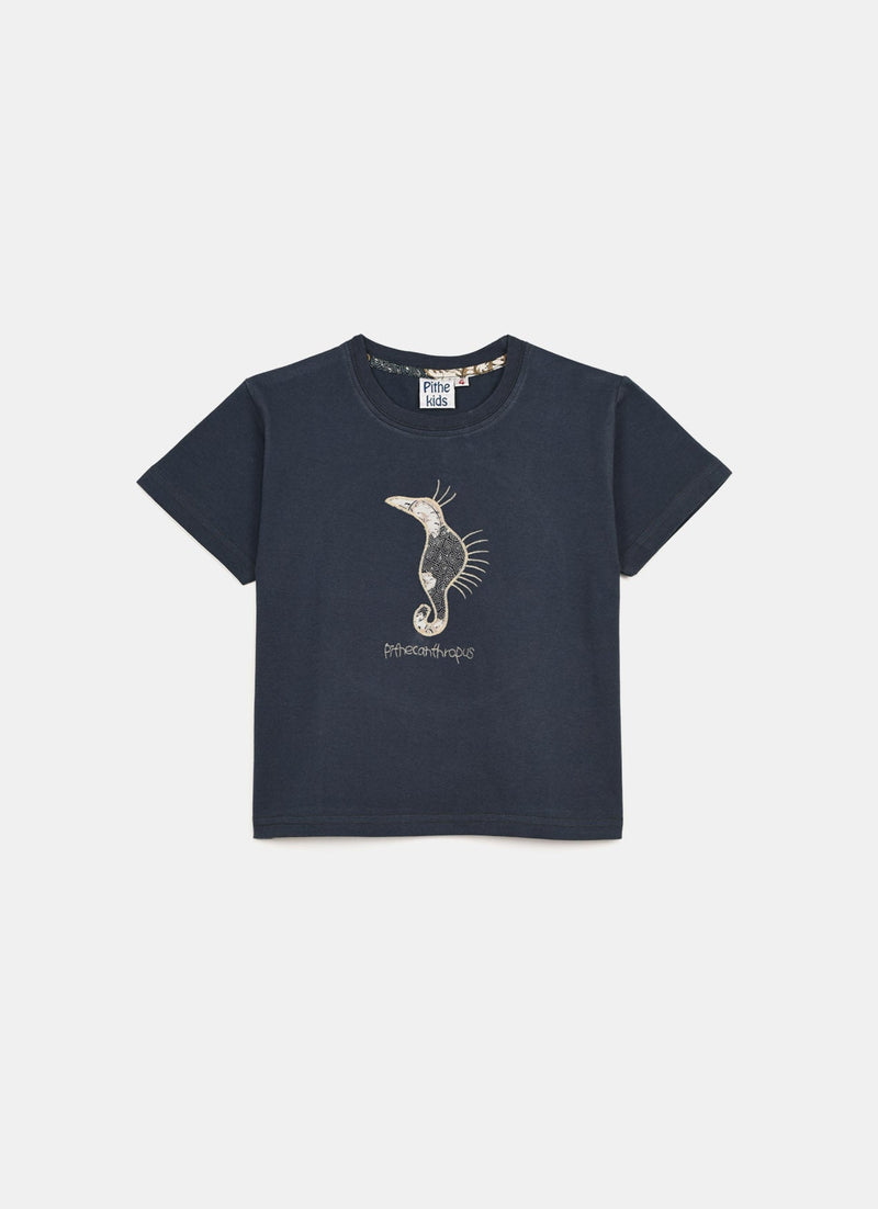 Kid’s Tee Single Animal – Sea Horse Ukel